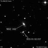 NGC 161 - линзовидная галактика. Описание NGC 161:, Галактика в созвездии Кит