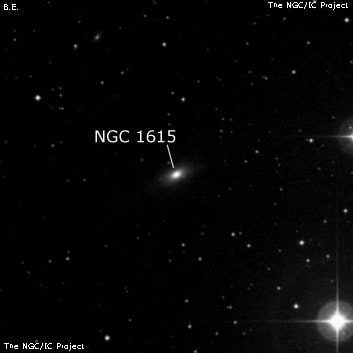 NGC 1615 - галактика. Описание NGC 1615:, Галактика в созвездии Телец