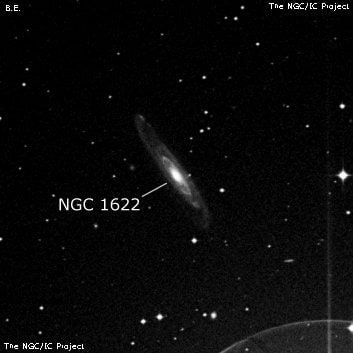 NGC 1622 - спиральная галактика с баром. Описание NGC 1622:, Галактика в созвездии Эридан