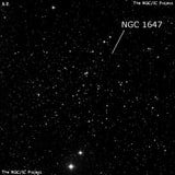 NGC 1647 - рассеянное скопление звёзд. Описание NGC 1647:, Рассеянное скопление в созвездии Телец