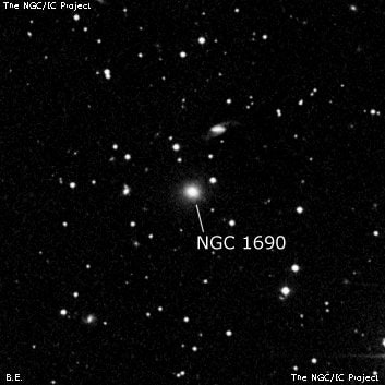 NGC 1690 - галактика. Описание NGC 1690:, Галактика в созвездии Орион