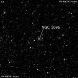 NGC 1696 - рассеянное скопление звёзд. Описание NGC 1696:, Рассеянное скопление в созвездии Золотая Рыба