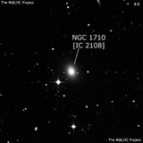 NGC 1710 - галактика. Описание NGC 1710:, Галактика в созвездии Заяц
