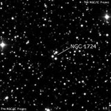 NGC 1724 - группа звёзд. Описание NGC 1724:, Рассеянное скопление в созвездии Возничий
