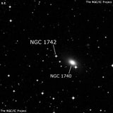 NGC 1742 - одиночная звезда. Описание NGC 1742:, Двойная звезда в созвездии Орион