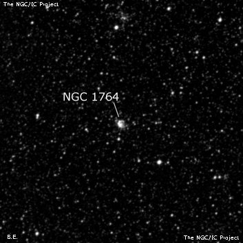 NGC 1764 - рассеянное скопление звёзд. Описание NGC 1764:, Рассеянное скопление в созвездии Золотая Рыба