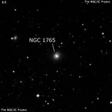NGC 1765 - спиральная галактика с баром. Описание NGC 1765:, Галактика в созвездии Золотая Рыба
