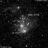 NGC 1770 - рассеянное скопление звёзд. Описание NGC 1770:, Комплекс туманностей в созвездии Золотая Рыба
