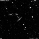 NGC 1771 - спиральная галактика. Описание NGC 1771:, Галактика в созвездии Золотая Рыба