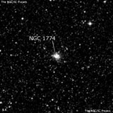 NGC 1774 - рассеянное скопление звёзд. Описание NGC 1774:, Рассеянное скопление в созвездии Золотая Рыба