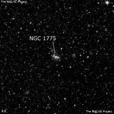NGC 1775 - рассеянное скопление звёзд. Описание NGC 1775:, Рассеянное скопление в созвездии Столовая Гора