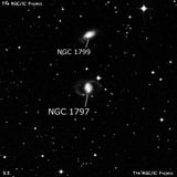 NGC 1797 - спиральная галактика. Описание NGC 1797:, Галактика в созвездии Эридан