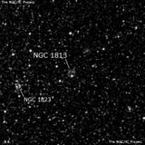NGC 1813 - рассеянное скопление звёзд. Описание NGC 1813:, Рассеянное скопление в созвездии Столовая Гора
