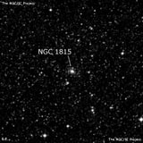 NGC 1815 - рассеянное скопление звёзд. Описание NGC 1815:, Рассеянное скопление в созвездии Столовая Гора