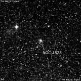 NGC 1825 - рассеянное скопление звёзд. Описание NGC 1825:, Рассеянное скопление в созвездии Золотая Рыба