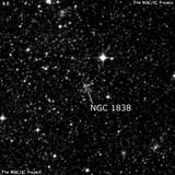 NGC 1838 - рассеянное скопление звёзд. Описание NGC 1838:, Рассеянное скопление в созвездии Золотая Рыба