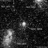 NGC 1854 - шаровое скопление звёзд. Описание NGC 1854:, Шаровое скопление в созвездии Золотая Рыба