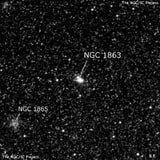 NGC 1863 - рассеянное скопление звёзд. Описание NGC 1863:, Рассеянное скопление в созвездии Золотая Рыба