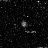 NGC 1895 - туманность. Описание NGC 1895:, Комплекс туманностей в созвездии Золотая Рыба