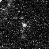 NGC 1903 - рассеянное скопление звёзд. Описание NGC 1903:, Шаровое скопление в созвездии Золотая Рыба