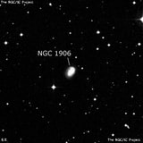 NGC 1906 - галактика. Описание NGC 1906:, Галактика в созвездии Заяц