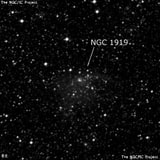 NGC 1919 - рассеянное скопление звёзд. Описание NGC 1919:, Комплекс туманностей в созвездии Золотая Рыба