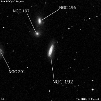 NGC 192 - спиральная галактика с баром. Описание NGC 192:, Галактика в созвездии Кит