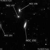 NGC 192 - спиральная галактика с баром. Описание NGC 192:, Галактика в созвездии Кит