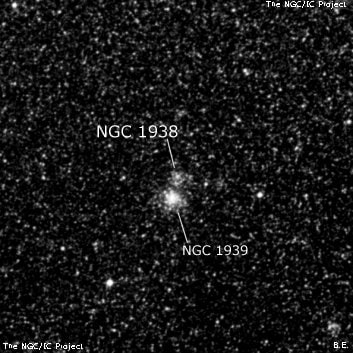 NGC 1938 - рассеянное скопление звёзд. Описание NGC 1938:, Шаровое скопление в созвездии Столовая Гора