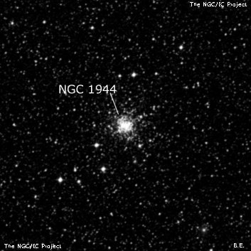 NGC 1944 - рассеянное скопление звёзд. Описание NGC 1944:, Шаровое скопление в созвездии Столовая Гора