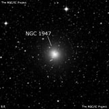 NGC 1947 - галактика. Описание NGC 1947:, Галактика в созвездии Золотая Рыба