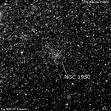 NGC 1950 - рассеянное скопление звёзд. Описание NGC 1950:, Рассеянное скопление в созвездии Столовая Гора