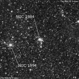 NGC 1984 - рассеянное скопление звёзд. Описание NGC 1984:, Рассеянное скопление в созвездии Золотая Рыба