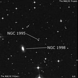 NGC 1995 - две звезды. Описание NGC 1995:, Двойная звезда в созвездии Живописец