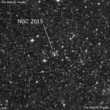 NGC 2015 - рассеянное скопление звёзд. Описание NGC 2015:, Объект глубокого космоса в созвездии Золотая Рыба