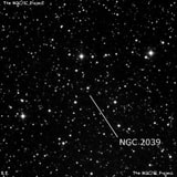 NGC 2039 - группа звёзд. Описание NGC 2039:, Объект глубокого космоса в созвездии Орион