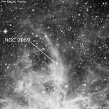 NGC 2069 - туманность. Описание NGC 2069:, Комплекс туманностей в созвездии Золотая Рыба