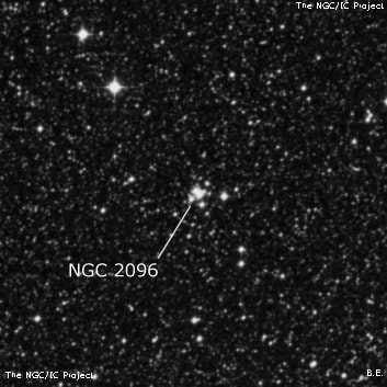 NGC 2096 - рассеянное скопление звёзд. Описание NGC 2096:, Рассеянное скопление в созвездии Золотая Рыба