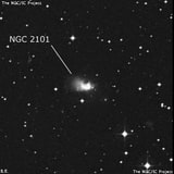 NGC 2101 - галактика. Описание NGC 2101:, Галактика в созвездии Живописец
