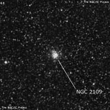NGC 2109 - рассеянное скопление звёзд. Описание NGC 2109:, Рассеянное скопление в созвездии Золотая Рыба