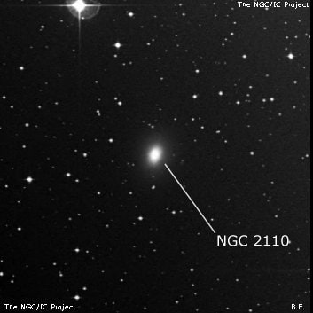 NGC 2110 - галактика. Описание NGC 2110:, Галактика в созвездии Орион