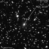 NGC 2119 - эллиптическая галактика. Описание NGC 2119:, Галактика в созвездии Орион