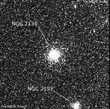 NGC 2134 - рассеянное скопление звёзд. Описание NGC 2134:, Шаровое скопление в созвездии Столовая Гора