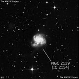 NGC 2139 - спиральная галактика с баром. Описание NGC 2139:, Галактика в созвездии Заяц