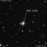 NGC 2148 - спиральная галактика. Описание NGC 2148:, Галактика в созвездии Живописец
