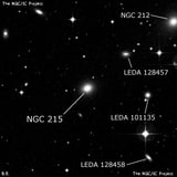 NGC 215 - галактика. Описание NGC 215:, Галактика в созвездии Феникс