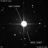 NGC 2167 - одиночная звезда. Описание NGC 2167:, Двойная звезда в созвездии Единорог