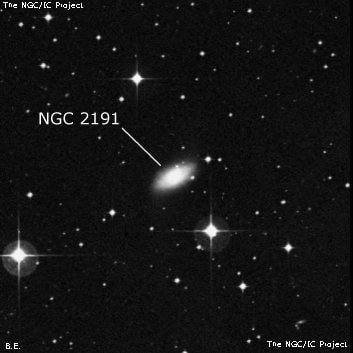 NGC 2191 - спиральная галактика с баром. Описание NGC 2191:, Галактика в созвездии Киль