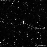 NGC 2195 - две звезды. Описание NGC 2195:, Двойная звезда в созвездии Орион