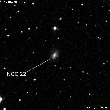 NGC 22 - спиральная галактика. Описание NGC 22:, Галактика в созвездии Пегас